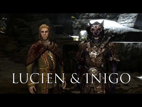 Lucien Flavius and Inigo - All Conversations - Skyrim Follower Mod Interaction Showcase