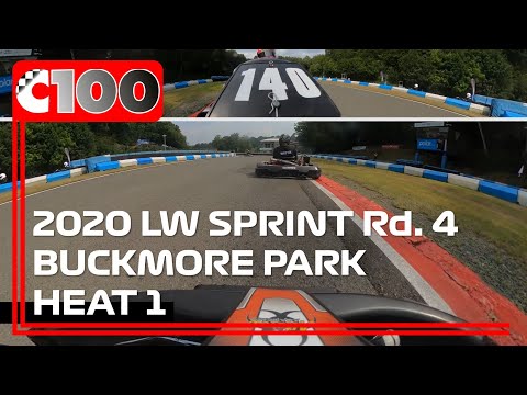 Club100 2020 LW Sprint Rd. 4 - Buckmore Park - Heat 1 (3rd)