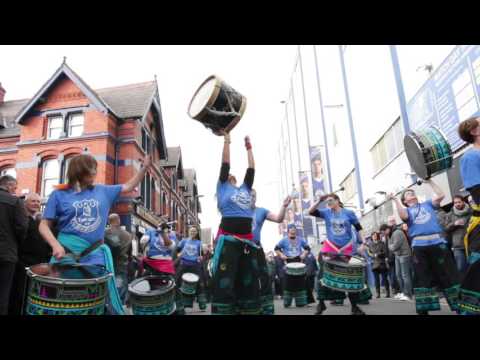 KATUMBA  at Everton v Chelsea , FA Cup Quarter Final