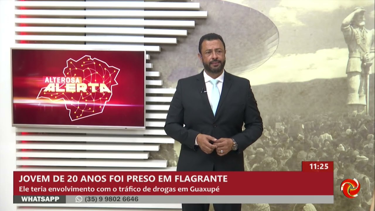Jovem de 20 anos é preso em flagrante no tráfico em Guaxupé