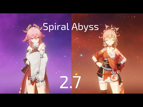 Genshin Impact - Spiral Abyss 2.7, Yae Miko + Yoimiya Main DPS