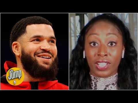 猛龍隊以54分的成績打破了猛龍隊的歷史紀錄 - 猛龍網 (Reacting to Fred VanVleet breaking Raptors’ franchise record with 54 points | The Jump)