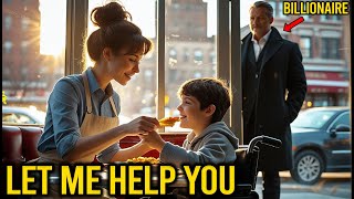 Billionaire Dad Watches Waitress Feed His Disabled Son – And Changes Her Life Forever!