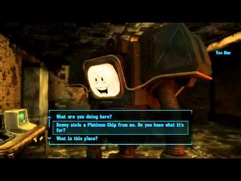 Return to Fallout New Vegas Walkthrough with Commentary Part 61   Meeting Benny