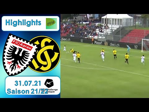 Highlights: FC Aarau vs FC Schaffhausen (31.07.21)