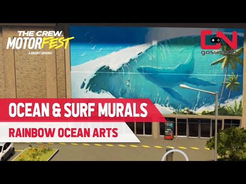 Where to Find All Ocean & Surf Murals Locations in Crew Motorfest - Rainbow Ocean Arts