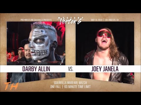 Joey Janela vs Darby Allin Highlights HD PWG Mystery Vortex 6