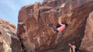 Video thumbnail of Bad Religion, V8. Hueco Tanks