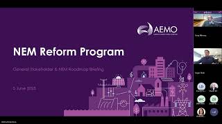 NEM Reform Program General Stakeholder & Implementation Roadmap Briefing - 5 June 2025 - Recording