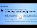 Maya: A Problem With Arnold Solved