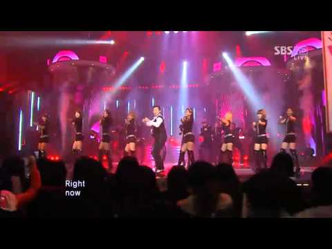 PSY Right Now with SNSD , 2012 GIRLS' GENERATION Live HD