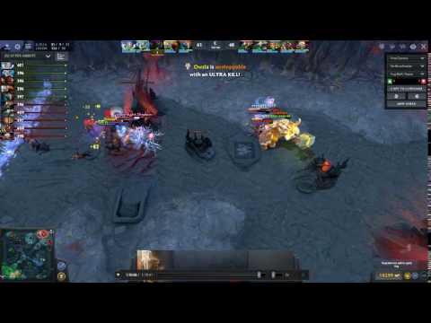 DOTA 2 magnus plays!!! 5 men Refresher RP! WOMBO COMBO