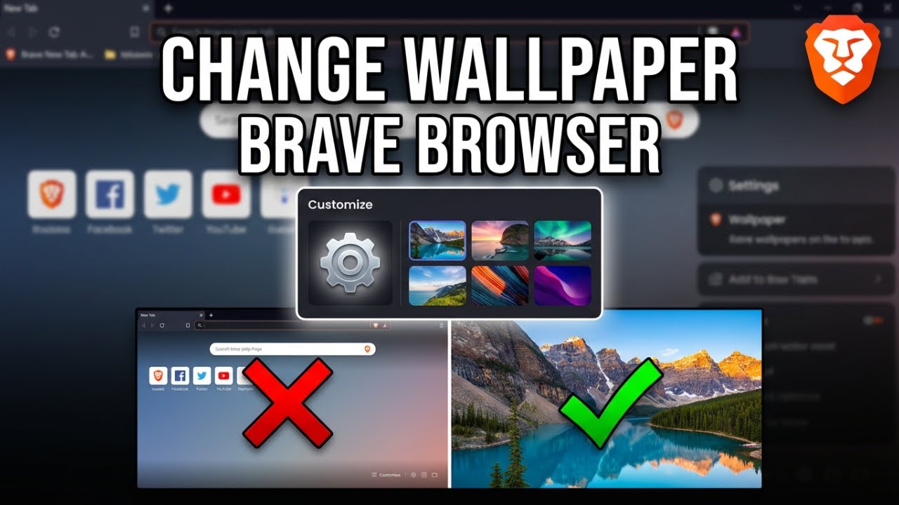 How to Change Wallpaper in Brave Browser