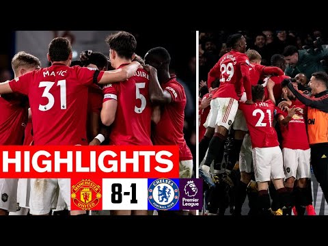 Manchester United 8-1 Chelsea 2020 |All Goals & Highlights