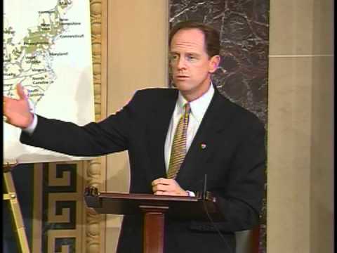 Sen. Toomey speaks on the Senate floor about the flood insurance bill