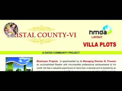 3D Tour Of Bhashyam Cristal County IV