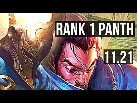 PANTHEON vs YASUO (MID) | Rank 1 Panth, 9/3/8 | NA Challenger | 11.21