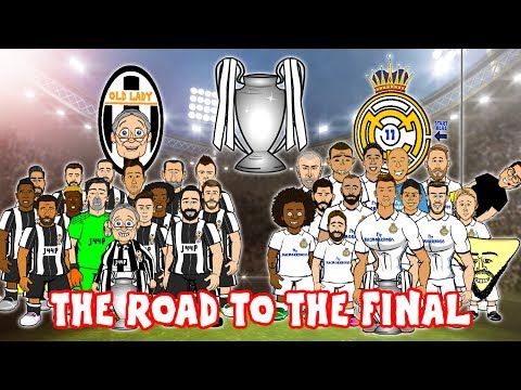 🛣️⚽THE ROAD TO CARDIFF - 2017 CHAMPIONS LEAGUE FINAL!⚽🛣️ Juventus vs Real Madrid 1-4