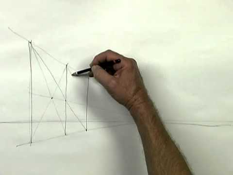 How to Draw Perfectly Spaced Fence Posts in Perspective
