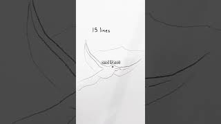 Professional Artist Draws a Magic Card With Only 15 Lines