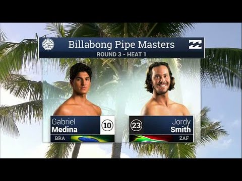 Gabriel Medina vs Jordy Smith - 2015 Billabong Pipe Masters: Round Three, Heat 1