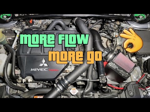 Evo X AMS Intake Install