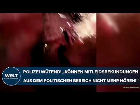 BERLIN: Polizei wütend! "Können Mitleidsbekundungen aus dem politischen Bereich nicht mehr hören!"