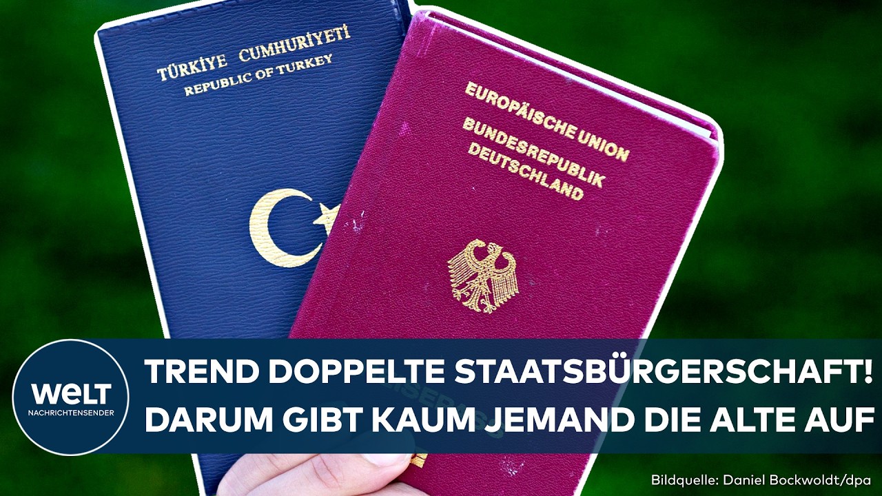 EINBÜRGERUNG: Zahl der Doppelstaatler nimmt zu! Kaum jemand gibt den alten Pass noch ab