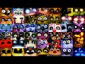 All FNAF JUMPSCARES In 7 Minutes 2014 2019 Final FNAF 1 2 3 4 SL 6 UCN VR AR CoD