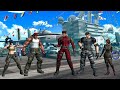 Leona Ralf Vs Heidern Team Battle KOF XIV