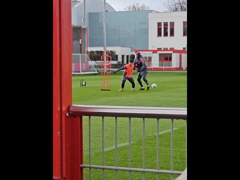 Maycon Douglas Cardozo at Bayern's open training session