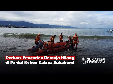 Perluas Pencarian Remaja Hilang di Pantai Kebon Kalapa Sukabumi