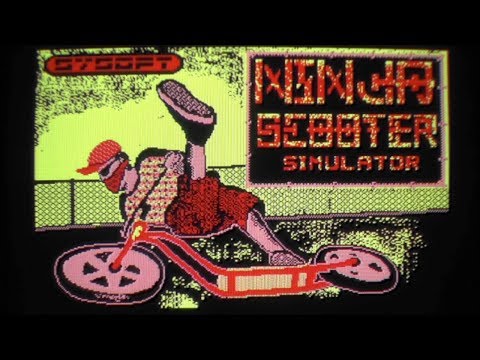 Simulator September #9 -  Ninja Scooter Simulator (C64/CPC/ZX)