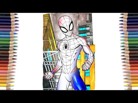 MARVEL SPIDER-MAN Coloring Page | City Life of Spider-Man | One - Dime - Aperture [NCS Release]