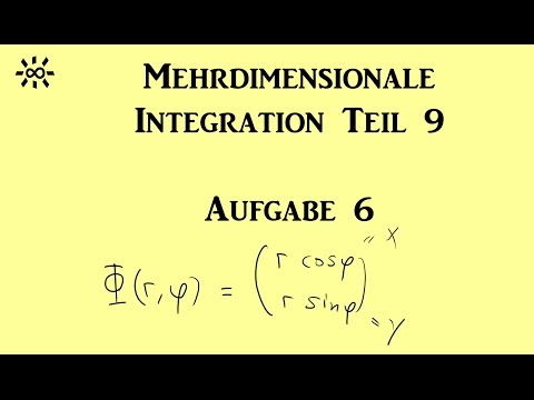 Mehrdimensionale Integration Teil 9 Aufgabe 6 Zweidimensionales Integral mit Polarkoordinaten