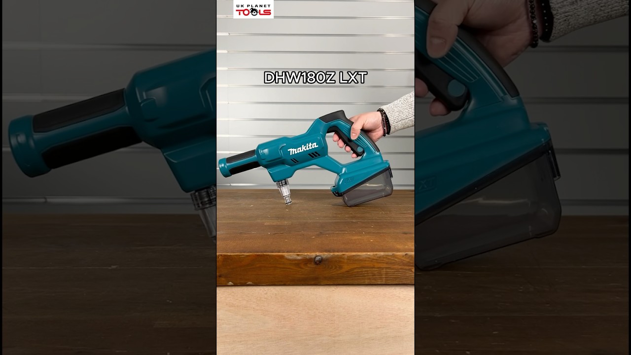 DHW180 pressure washer with 5-in-1 nozzle and up to 50 mins uninterrupted use #ukplanettools #makita