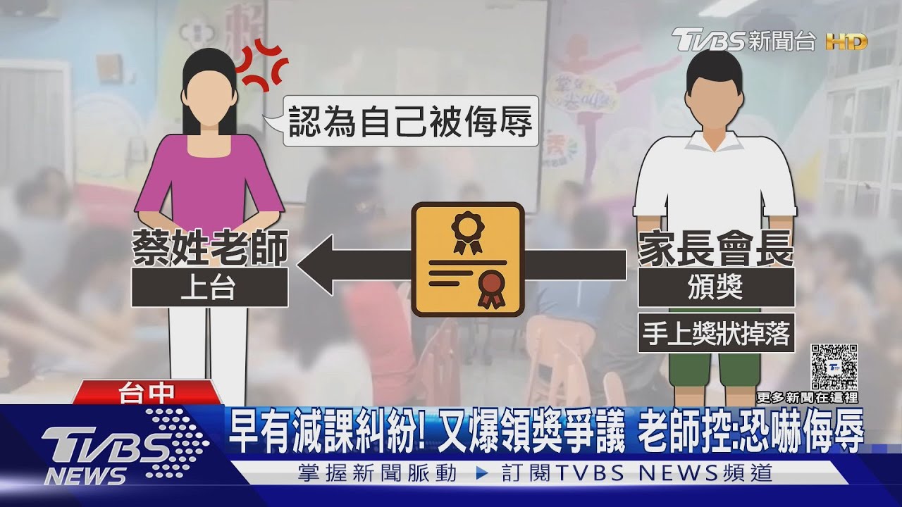 早有減課糾紛!又爆領獎爭議 國小家長會長嗆師:流氓