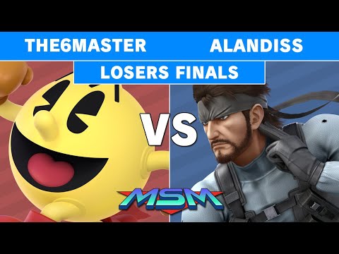 MSM Online 5 - The6Master (Pacman) Vs Alandiss (Snake) Losers Finals -  Smash Ultimate