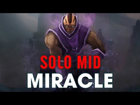 Miracle [Anti Mage] Mid Solo - How to Counter Invoker - Fullmatch Dota 2