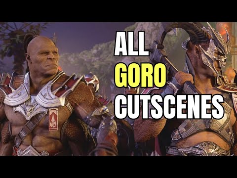 ALL GORO Cutscenes in MK1 | Vic Chao