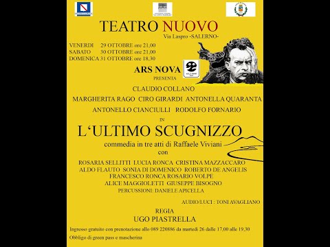 L'ultimo scugnizzo di Raffaele Viviani   TEATRO NUOVO Ottobre 2021