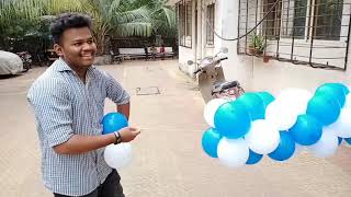 Balloon Decoration Ideas Birthday Arch Gate Without Stand Virar Mumbai Video Vlog | P Life Diaries