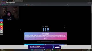 CaseOh got a 118 IQ Test Score Online