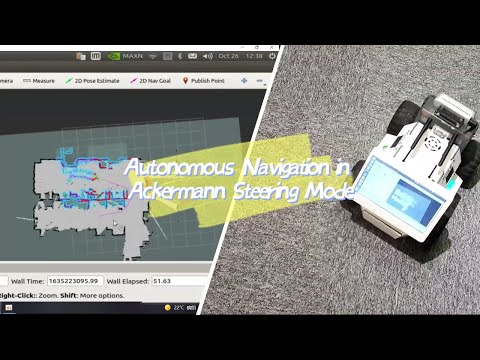The ROS Tutorial of LIMO For Multi-modal Robot Autonomous Navigation丨 ROS robot/ROS kit