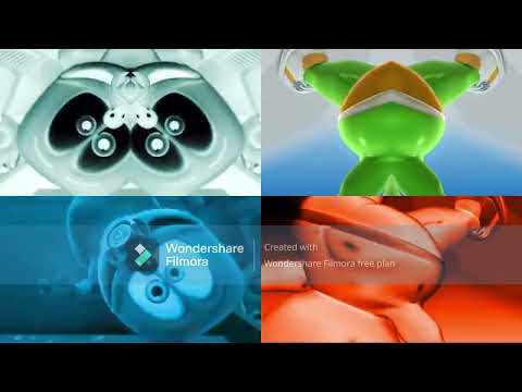 French Gummy Bear Song Nuki Nuki HD (Four Upside Down Versions At Once)