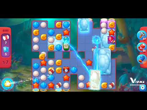 Fishdom. 8561 hard level no boosters and diamonds. 14 moves