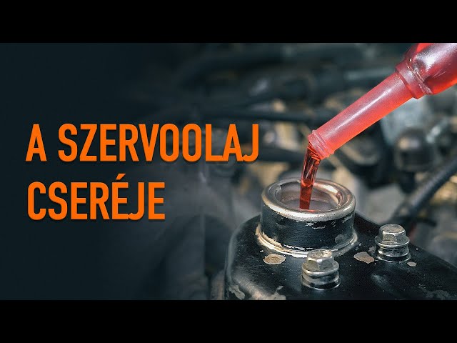 Nézzen meg egy videó útmutatók a SKODA SLAVIA Szervó olaj csere