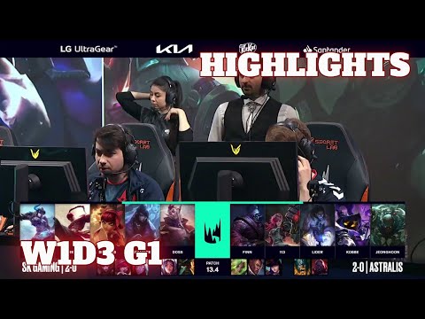SK vs AST - Highlights | Week 1 Day 3 LEC Spring 2023 | SK Gaming vs Astralis