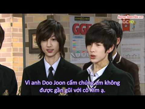 Boyfriend Minwoo & Jo twins @ All my love sitcom (vietsub)