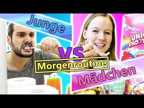Morning routine: BOYS vs GIRLS! A typical morning during the week when school is out...